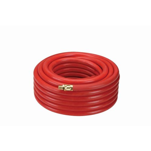 3/8 in. x 50 ft. 300 PSI Premium Rubber Air Hose Compressor 1/4”-18 NPT Industry