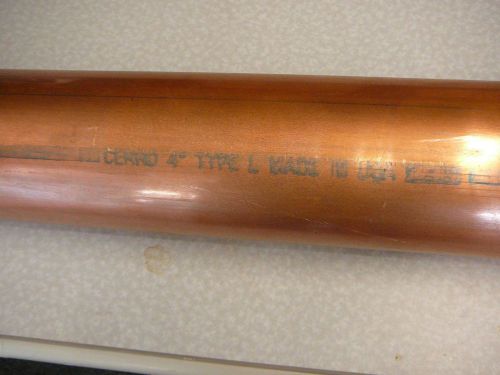 4&#034; Copper Pipe Type L  5&#039;