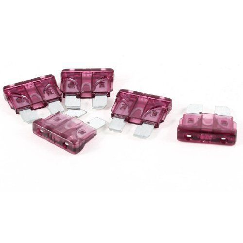 Auto Purple Fast Acting Mini Blade Fuse 40A 5pcs