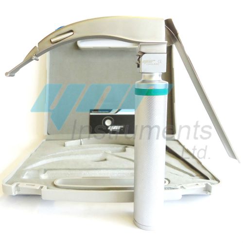 YNR® MAC Macintosh LED Laryngoscope Flexible Tip Blade 3 &amp; 4 Fiber Optic CE Mark