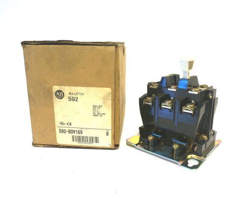 NEW ALLEN BRADLEY 592-BOV169 OVERLOAD RELAY 592BOV169