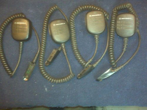 MOTOROLA HT750 &amp; HT1250 Two Way Radio Speaker Microphones HMN9052E PMMN4021A