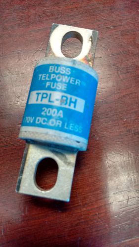 USED WORKING BUSSMANN BUSS TELPOWER FUSE TPL-BH 200A