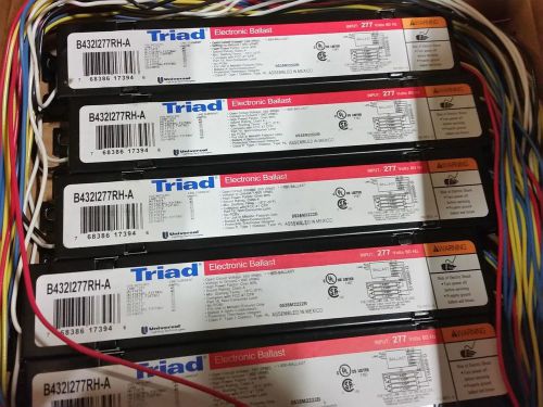 Lot of 10 universal triad b432i277rh-a ballast  f32t8 f25t8 f25t12 277 volts for sale