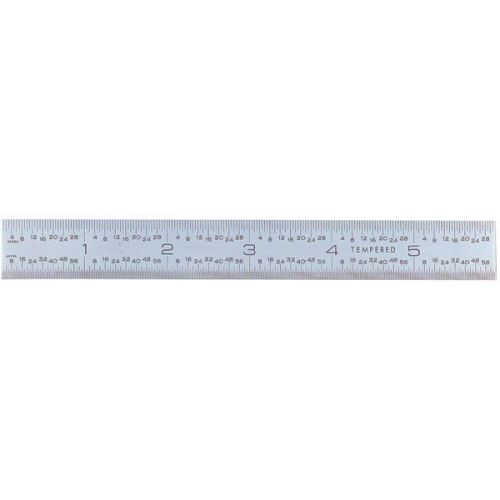 PEC 301-006 Flexible Steel Rule-Length:6&#034; 5 PK