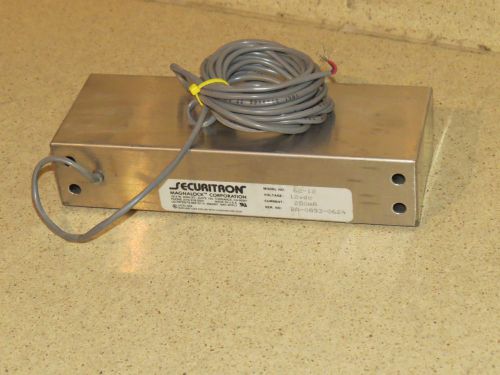 SECURITRON MAGNALOCK CORP MODEL 62-12 MAGNETIC DOOR LOCK 12VDC, 250MA (B)