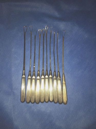 UTERINE CURRETTE SET OF 10