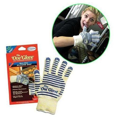 The &#039;Ove&#039; Glove Heavy Duty Oven Glove silicon Durable &amp; Washable