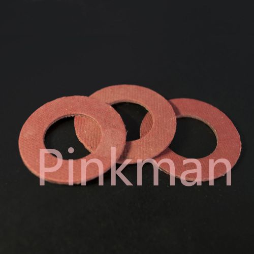 1000 Pcs 8mmx16mmx1mm Red Insulating Fiber Washer