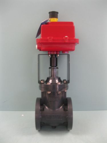 3&#034; 150# Asahi/America HI-PVC Type C Gate Valve A92 Actuator NEW P12 (1961)