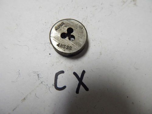 4-36 NS x 1&#034; O.D. Threading Die