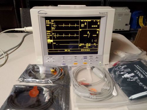 Datascope Passport XG Patient Monitor w/ accessories