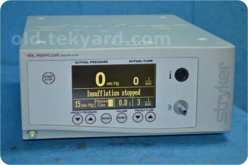 STRYKER 620-040-503 40L (40 LITER) CORE HIGH FLOW INSUFFLATOR / LAPAROFLATOR !