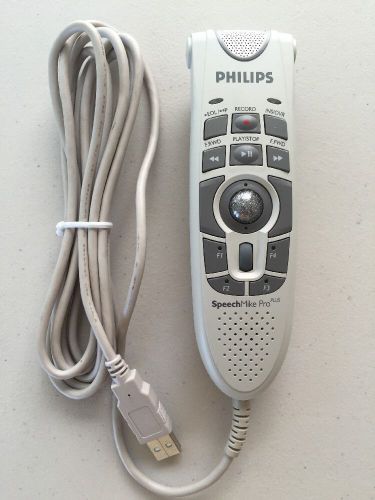 PHILIPS Model LFH5276/00 SpeechMike Pro Plus USB Wired Dictation Mic Microphone