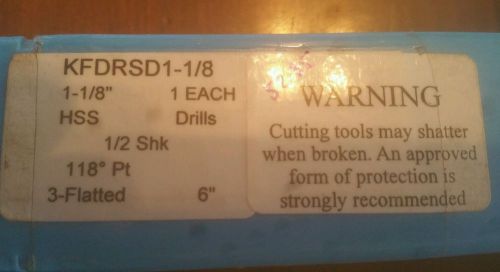 Drill America hss 1 1/8 drill bit