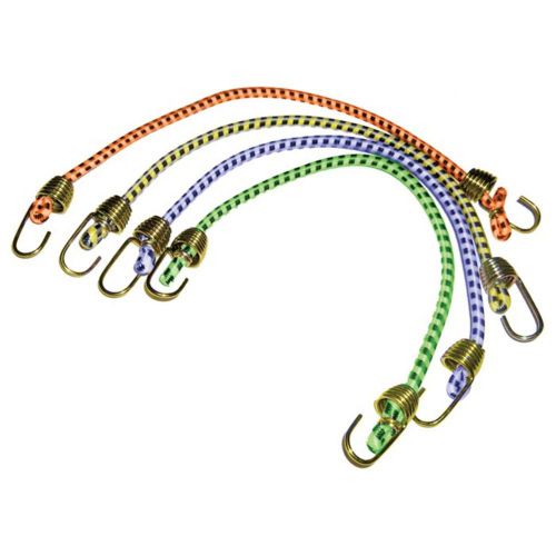 Keeper 10&#034; Mini Bungee Cords 4 Pk