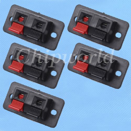 5pcs Speaker Clamp Audio Line Holder Power Clamp Socket