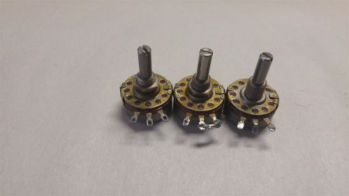 LOT OF 3 ALLEN BRADLEY POTENTIOMETERS POTS MODEL JAINI00S255AA 2.5-MEG TYPE J