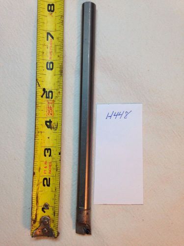 1 USED KENNAMETAL 1/2&#034; HEAVY METAL BORING BAR. L08R-SCLPR2. TAKES CP INSERT H448