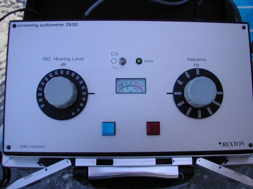 Rexton Screening Audiometer - Feb 2016 Calibration Compare !