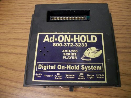 AOH-200 Series Complete Message/Music on Hold System Ad-On-Hold (AD-200-2)