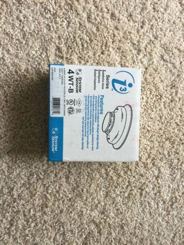 System Sensor 4WT-B 4-wire, photoelectric i3 smoke detector 135°F Thermal