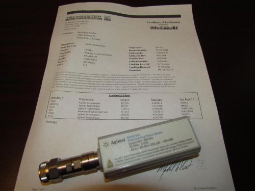 Agilent e9321a 50 mhz - 6 ghz (-65 to +20 dbm) peak/average power sensor - cal&#039;d for sale