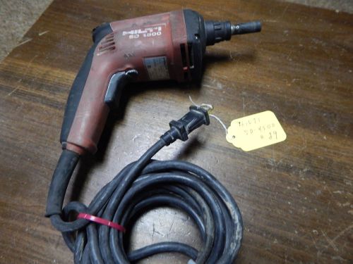 &#034;HILTI&#034; # SD-4500 Corded Screwdriver Unit # 29