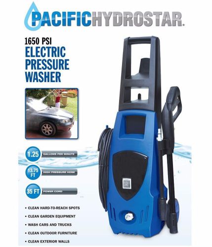 1650 psi 1.25 gpm electric pressure washer - soap dispenser + accessories for sale