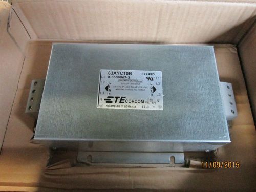 Corcom/TE Connectivity 63AYC10B FILTER EMI/RFI, 63A 128mA