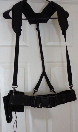 Gould &amp; Goodrich Phoenix Series Black Tactical Belt w/ Double Shoulder Harness