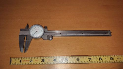 MACHINIST&#039;S PEACOCK 0-6&#034; PRECISION DIAL CALIPER