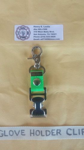 Glove Holder Clip Guard Lime Green