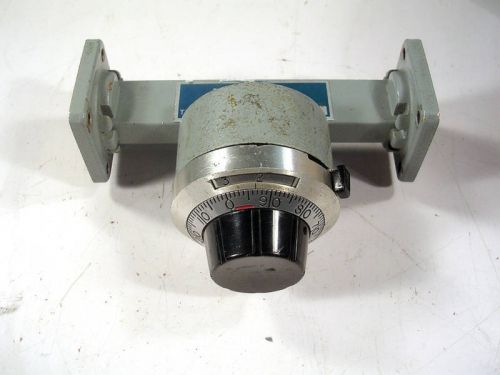 WAVELINE VAR DIAL ATTENUATOR  WR-62  H FLANGE # 711