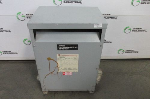 45 KVA Dry Type Transformer HV 480 Delta LV 208Y/120 V48M28F45R Cutler Hammer