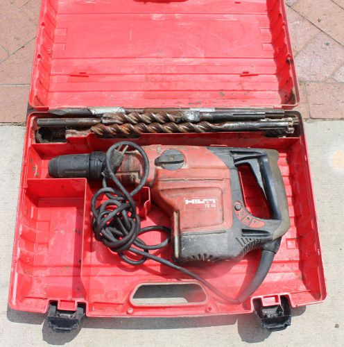 Hilti te 56 corded electric rotary hammer drill with 11 bits for sale