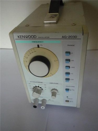 Kenwood model ag-203 d audio generator works good for sale