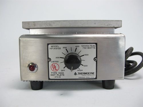 Thermolyne HP-A915B Hotplate Type 1900 / 374-B Hot Plate