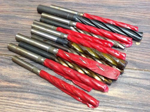 LOT OF ASSORTED HSS DRILLS 1/2 - 3/4&#034;