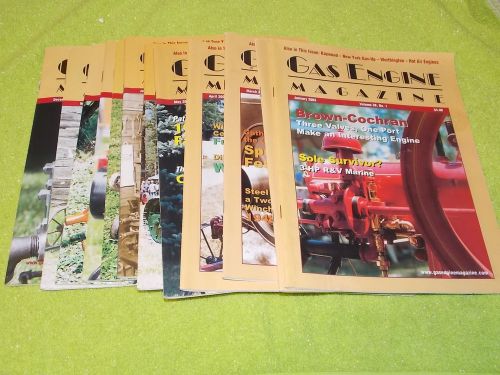 2003 GAS ENGINE MAGAZINES 12 ISSUES JAN.-DEC