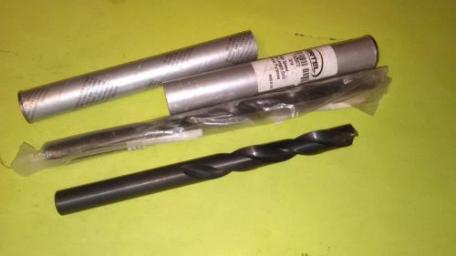 Hertel 13/16&#034; HSS Drill Taper length Drill OAL 10&#034; 4-1/4&#034; FL  118D (one)