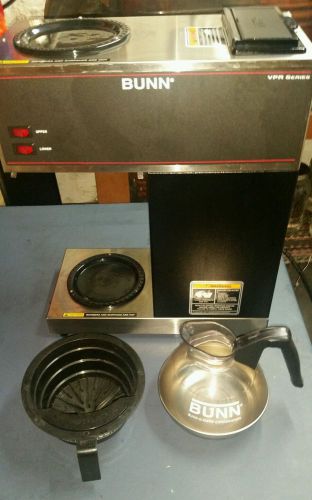 Bunn -vpr dual-burner coffee brewer -black, near mint condition for sale