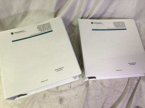 Motorola 69P81088E90-G Service Manual for Quantar Quantro DSS-III Vol 1 &amp; 2