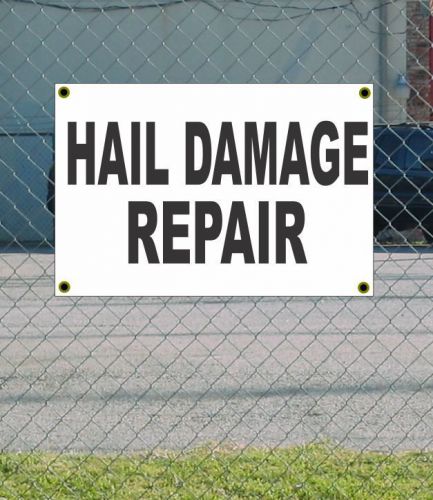 2x3 hail damage repair black &amp; white banner sign discount size &amp; price free ship for sale