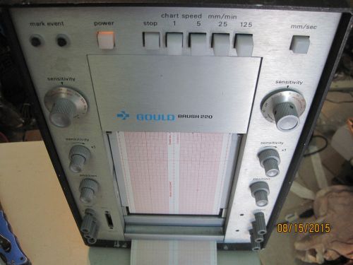 GOULD BRUSH   MODEL  220 Strip Chart Recorder  Lot K501