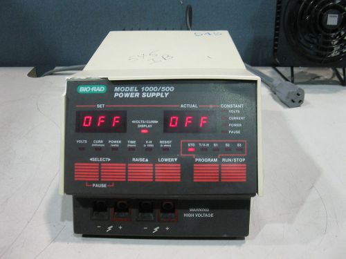 BIO-RAD 1000/500 POWER SUPPLY #1234