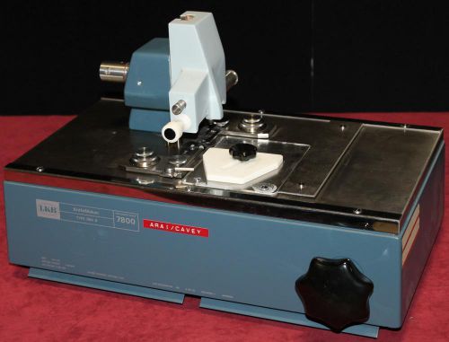 Lkb knifemaker 7800 type 7801 b 7801b glass microtome microscope free shipping! for sale