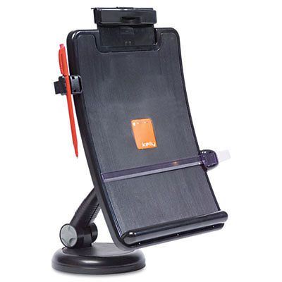 Adjustable Magic Curve Copyholder, 9&#034;w x 6&#034;d x 16&#034;h, Black, Sold as 1 Each