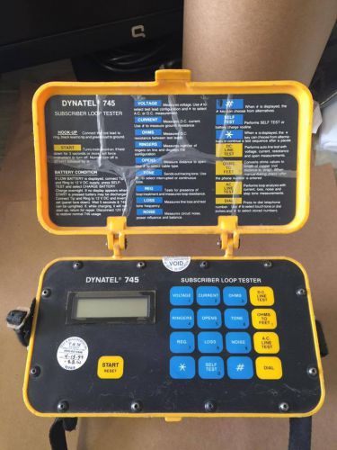 3M DYNATEL SYSTEMS DIVISION 745 SUBSCRIBER LOOP TESTER