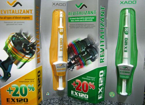 Xado ex120 set 1 syringe for diesel+1for manual gearbox,direct shift &amp;different for sale